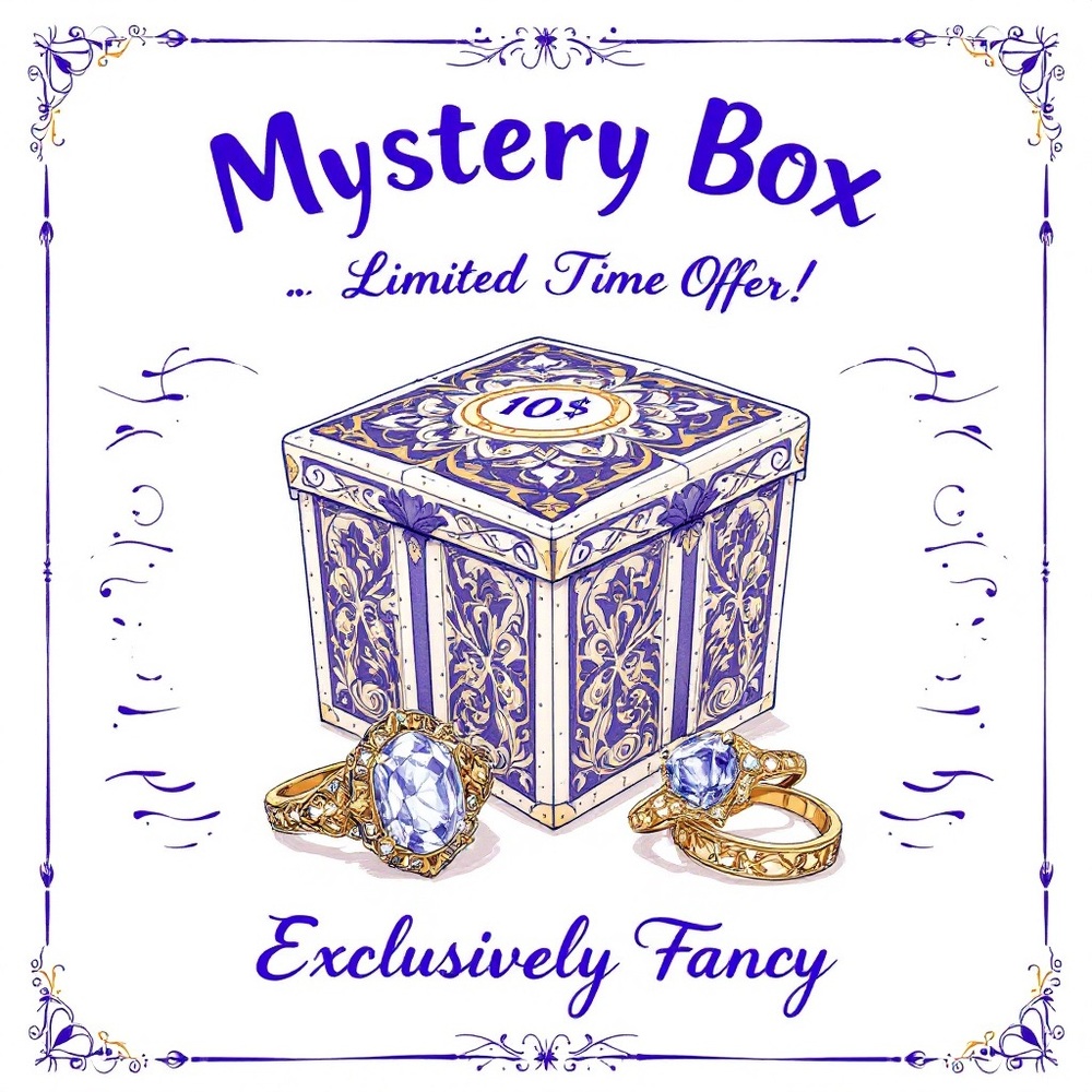New!! $10 Mystery Box - 2 Rings Limited Time Offer! 5 ⭐️